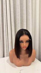 8” Raw Brown Tip Bob
