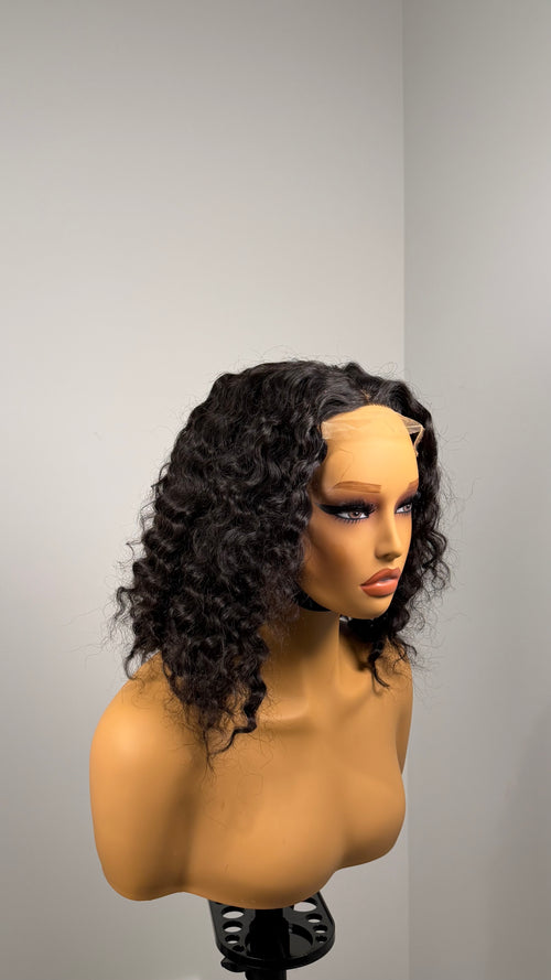 10” Virgin Deep Wave Wig